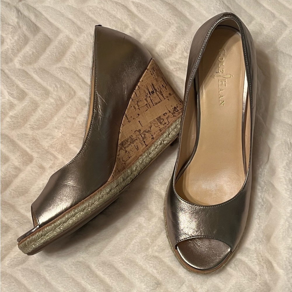 Cole Haan Cork Wedge Espadrille